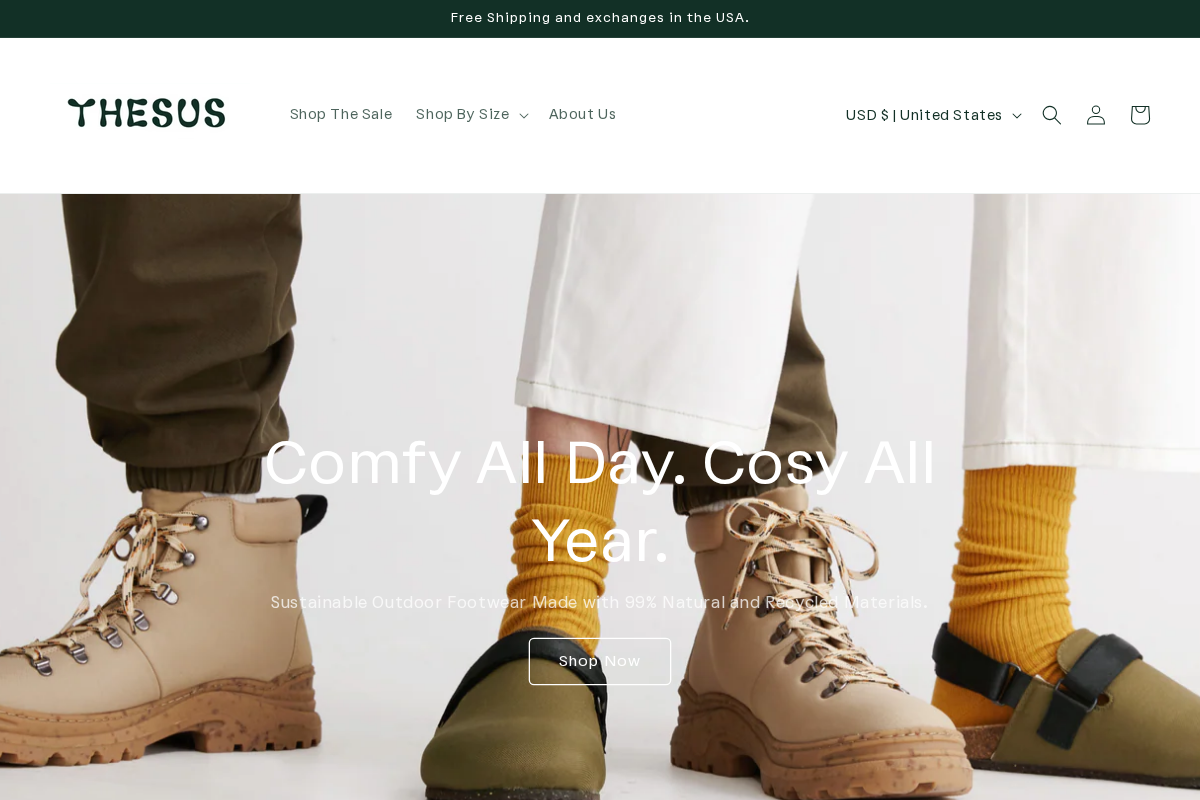 thesusoutdoors.com homepage screenshot