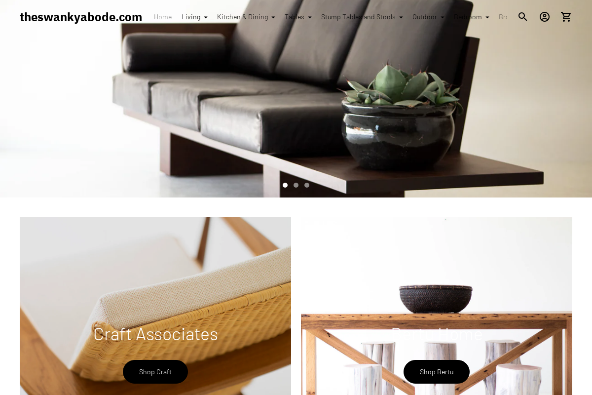 theswankyabode.com homepage screenshot