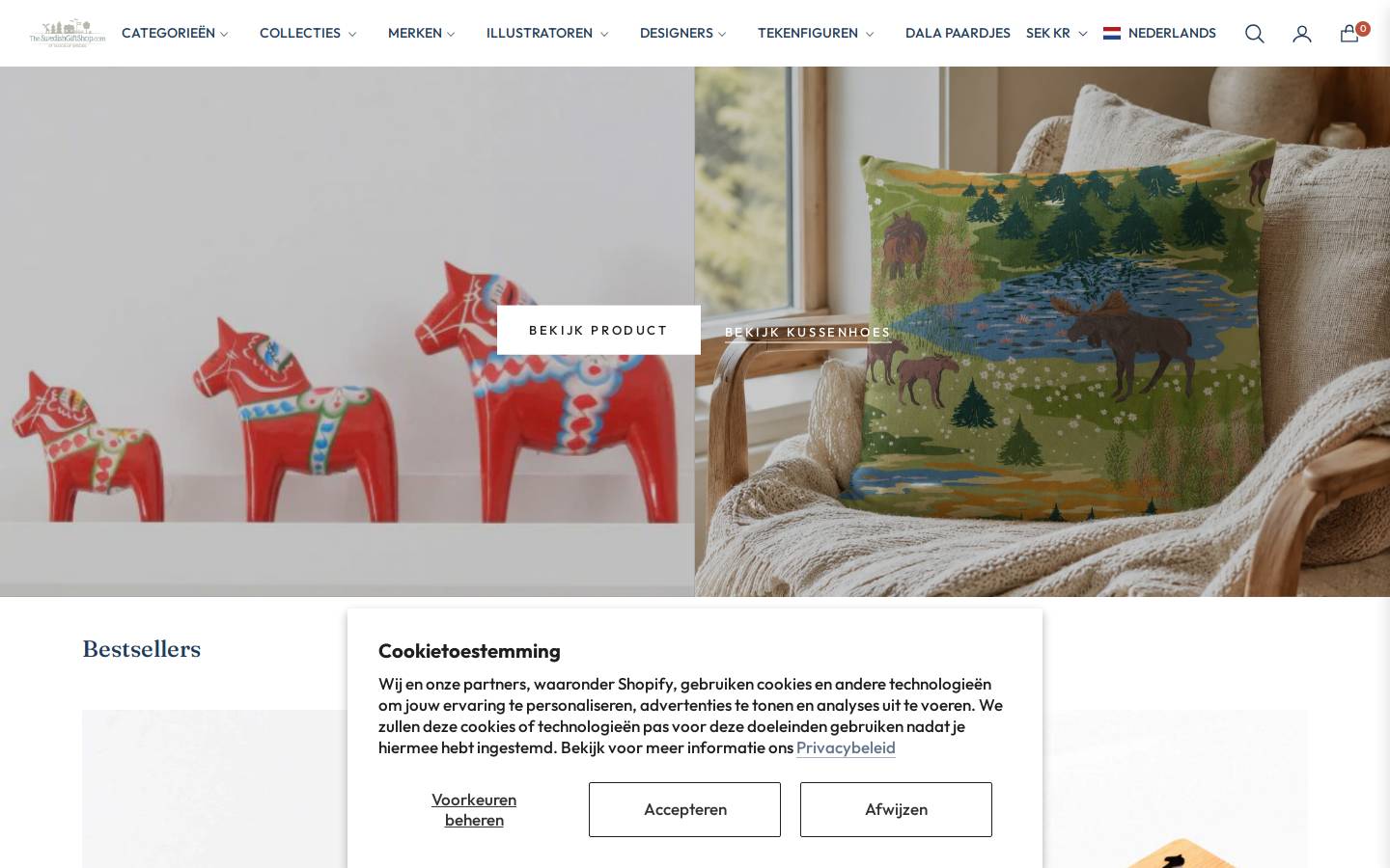 theswedishgiftshop.com homepage screenshot