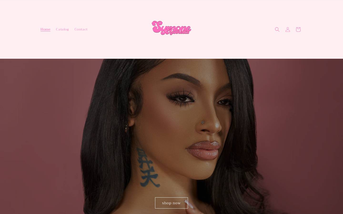 thesymoneaesthetics.com homepage screenshot