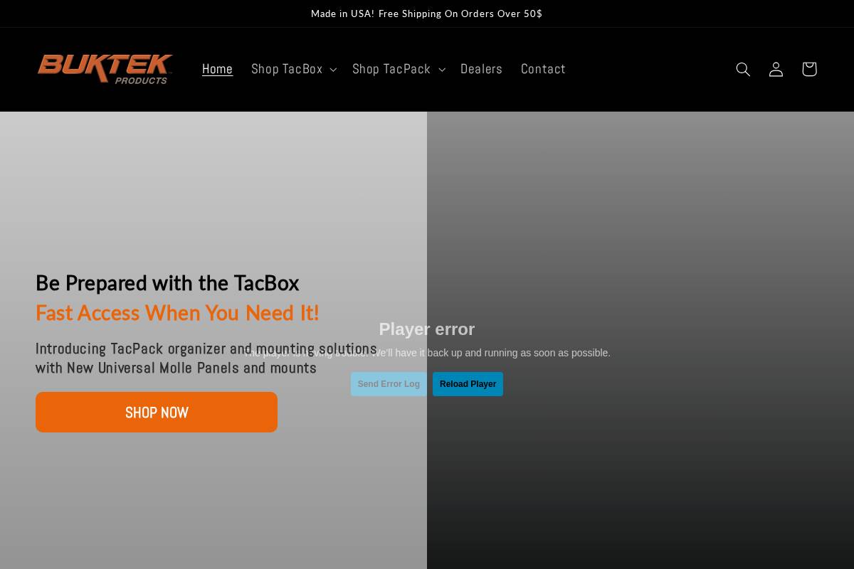 thetacbox.com homepage screenshot