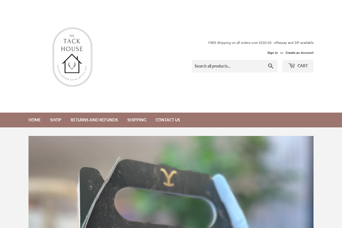 thetackhouse.com.au homepage screenshot