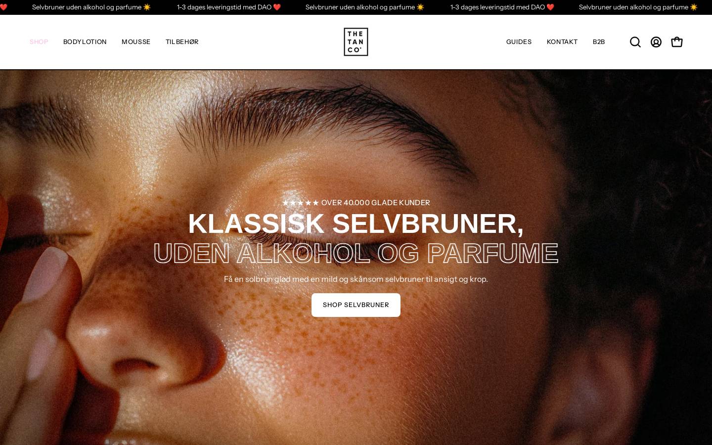 thetanco.dk homepage screenshot