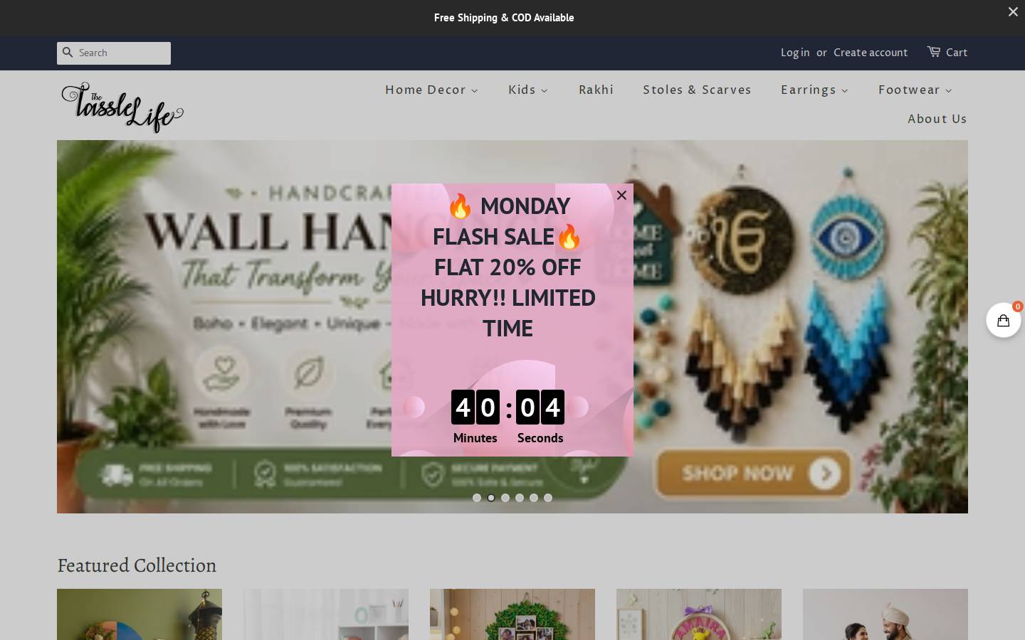 thetasslelife.com homepage screenshot