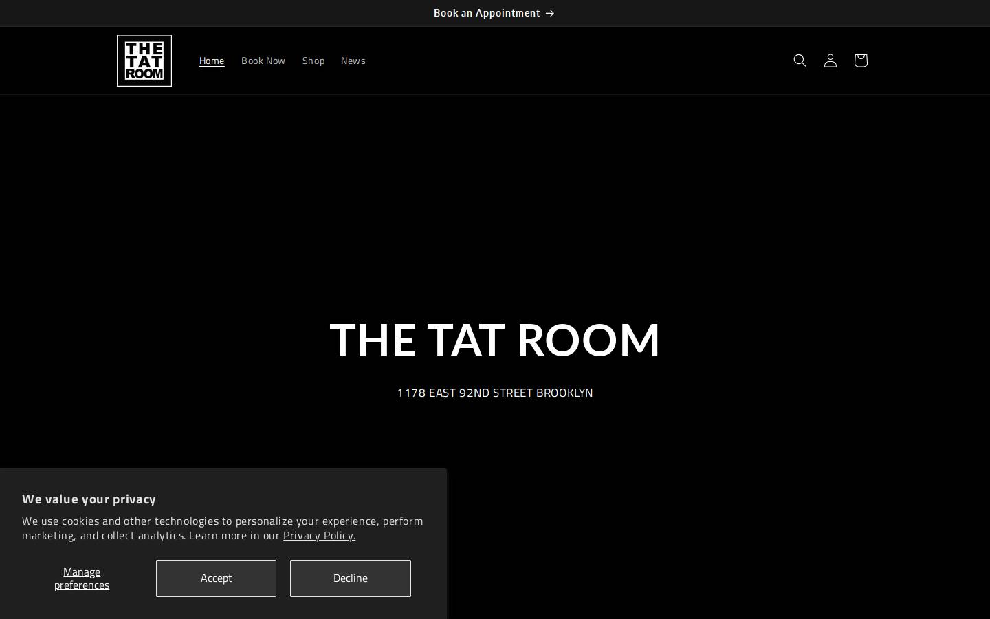 thetatroom.com homepage screenshot