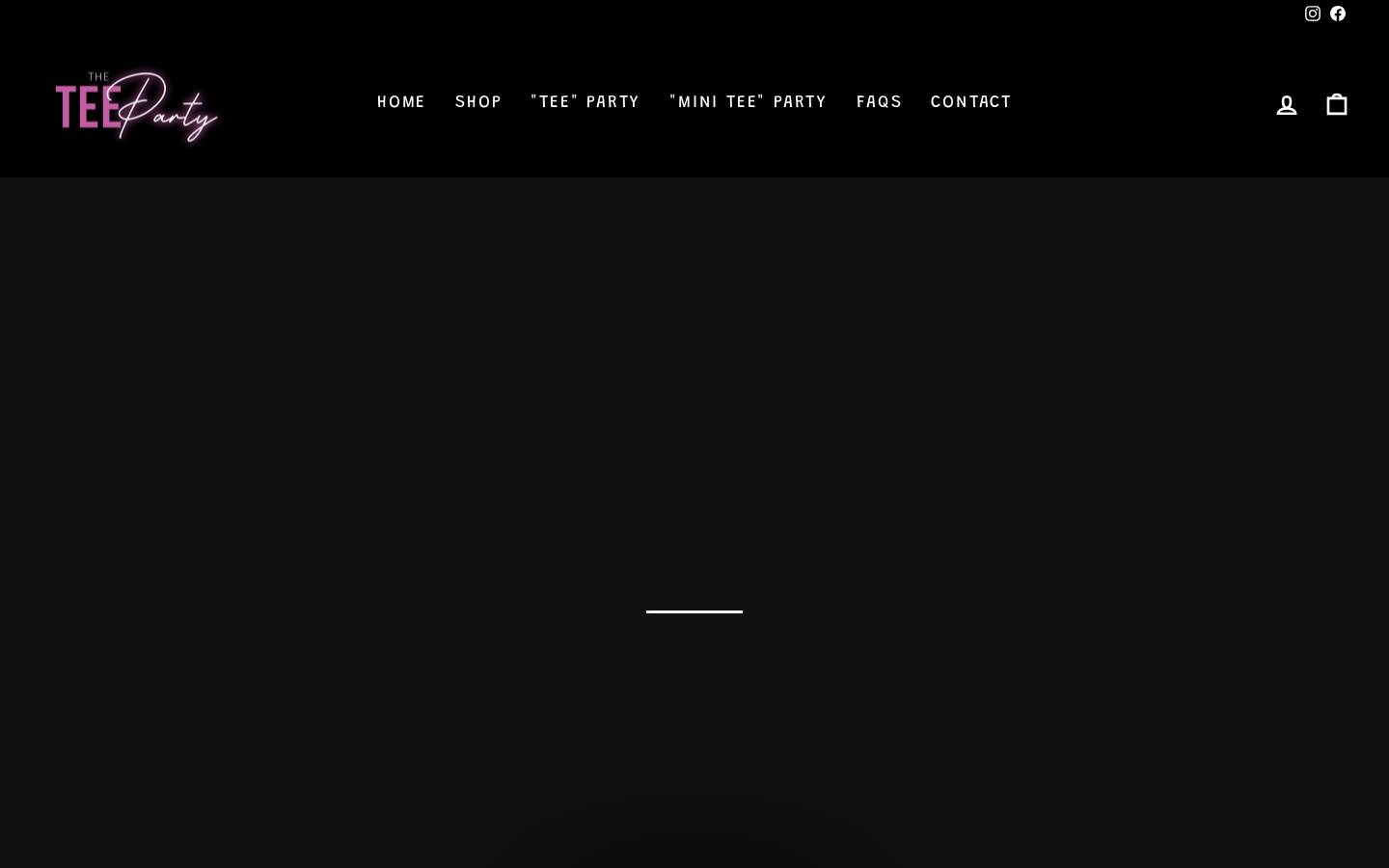 theteepartystl.com homepage screenshot