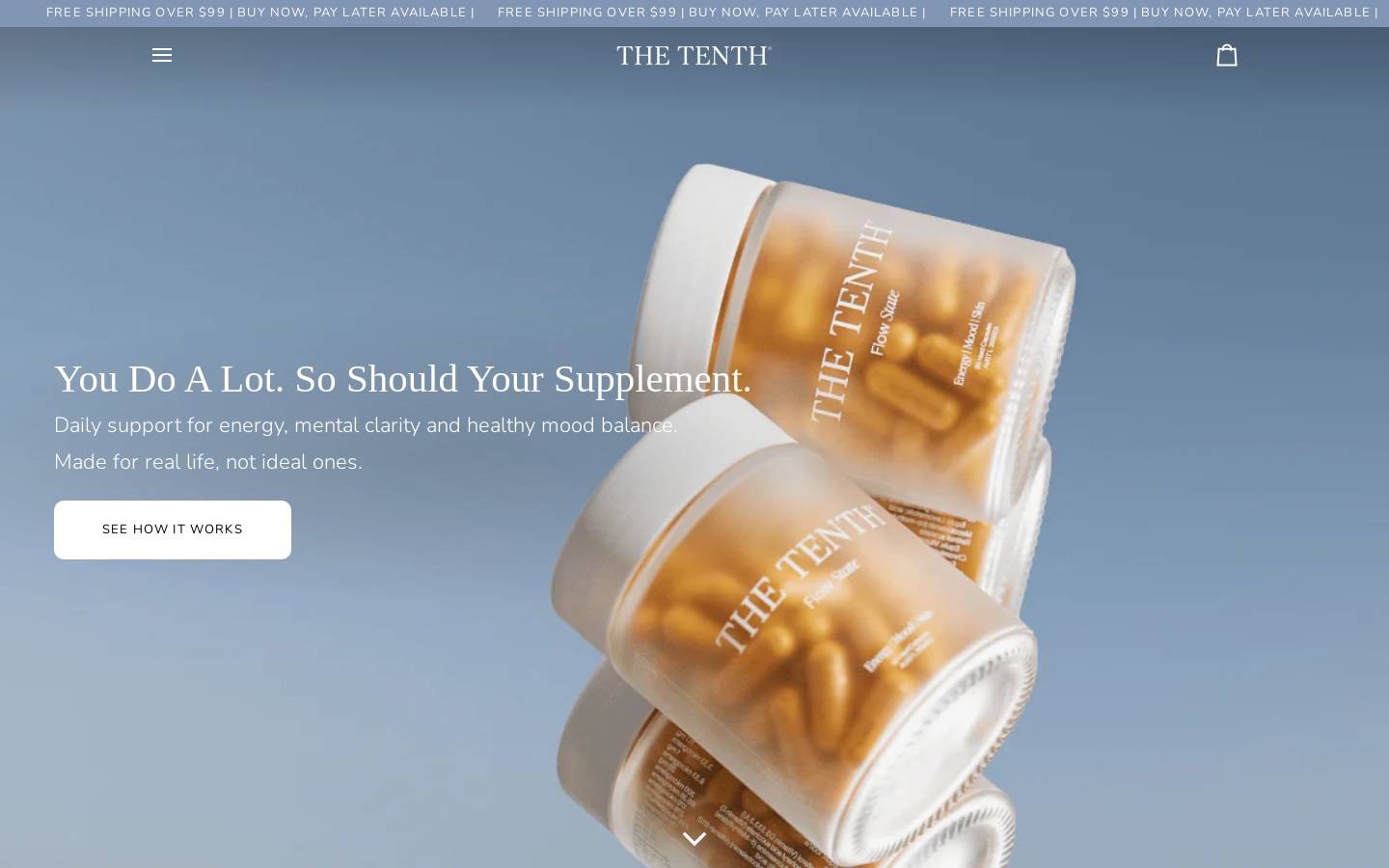 thetenthco.com homepage screenshot