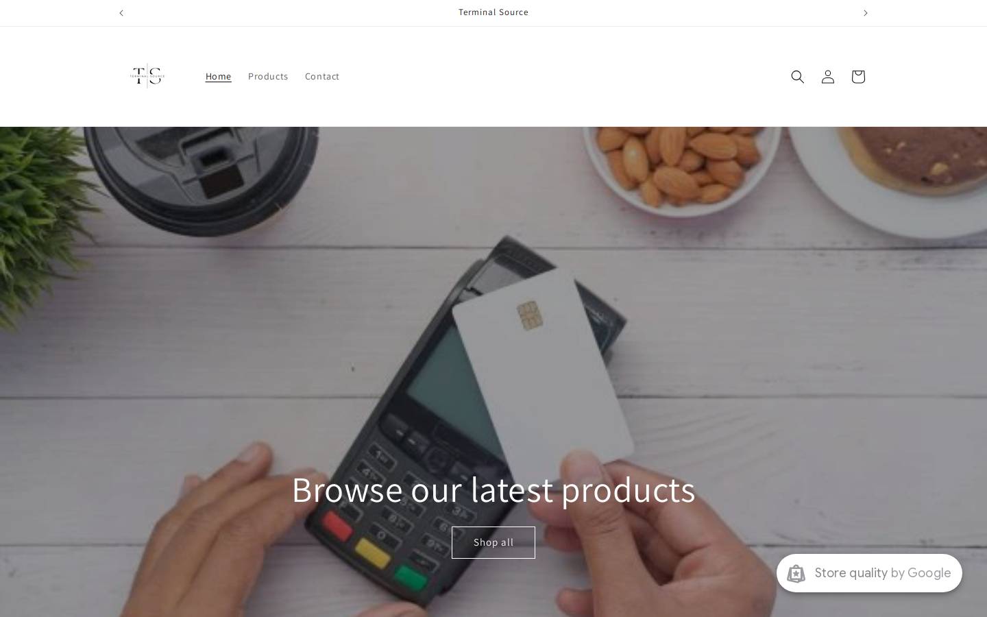 theterminalsource.com homepage screenshot