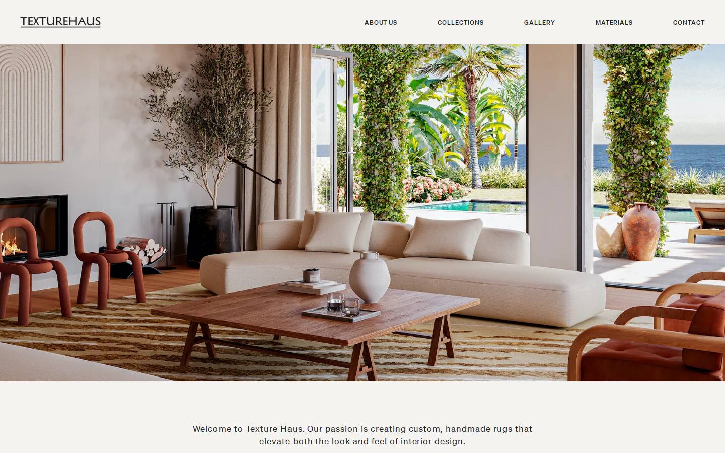 thetexturehaus.com homepage screenshot