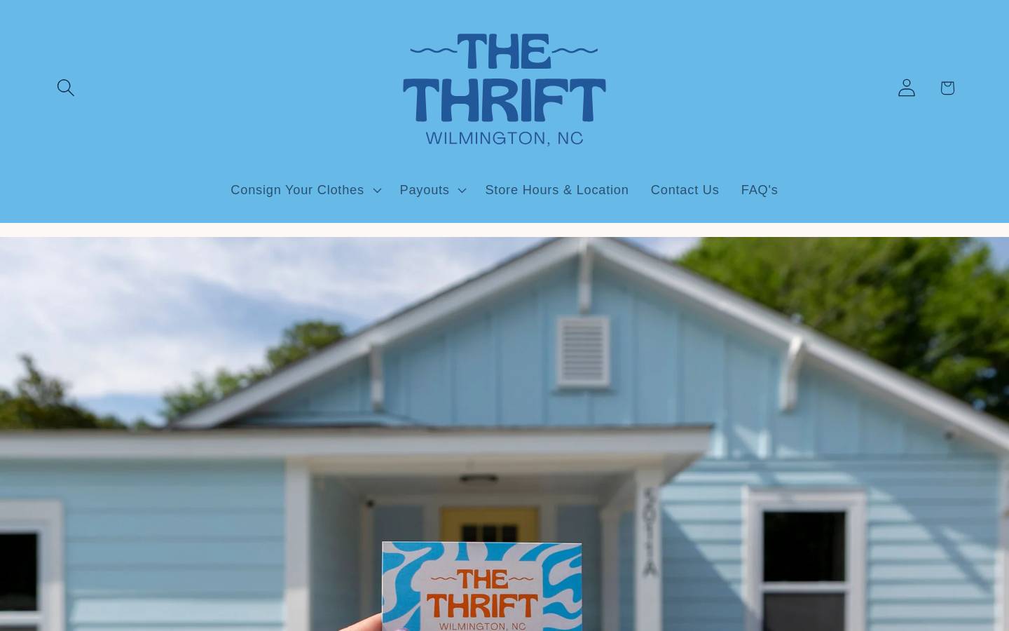 thethriftilm.com homepage screenshot