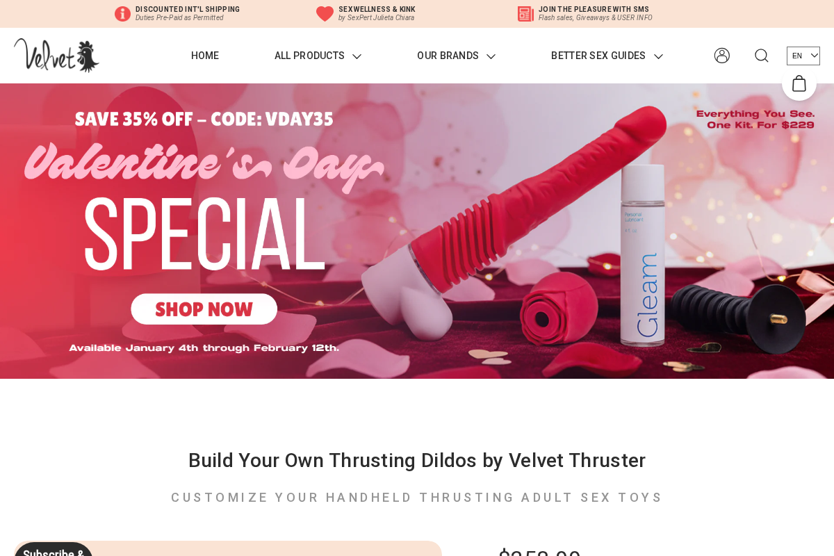 The Thruster homepage screenshot
