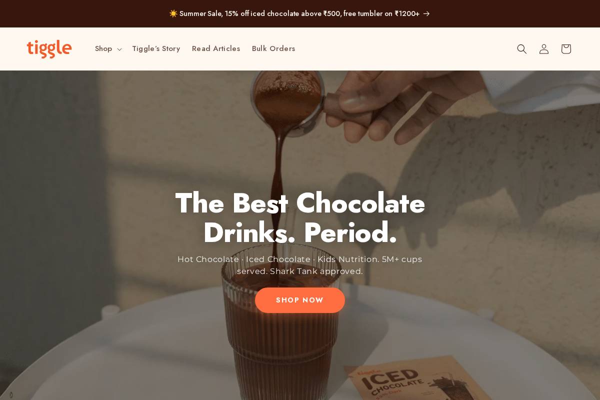 thetiggle.com homepage screenshot