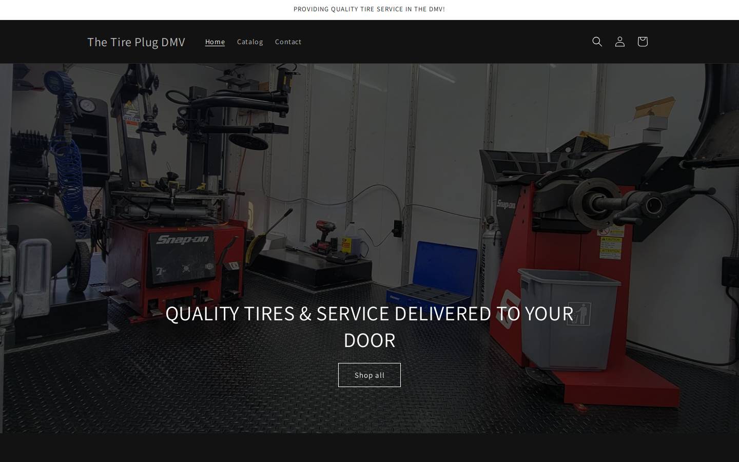 thetireplugdmv.com homepage screenshot