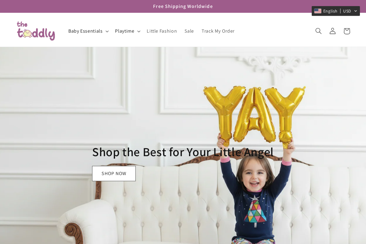 TheToddly homepage screenshot