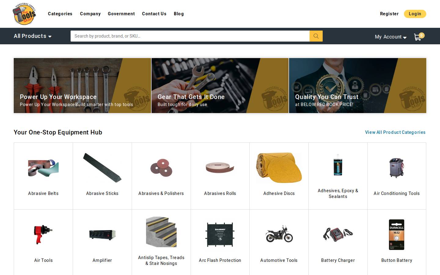 thetoolsman.com homepage screenshot
