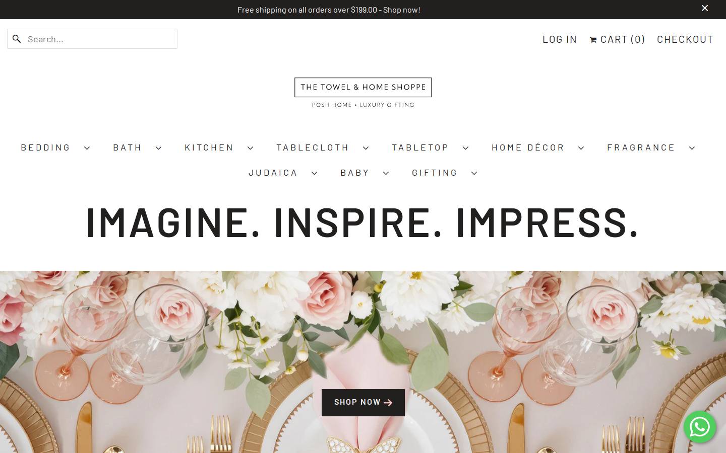 thetowelshoppe.com homepage screenshot
