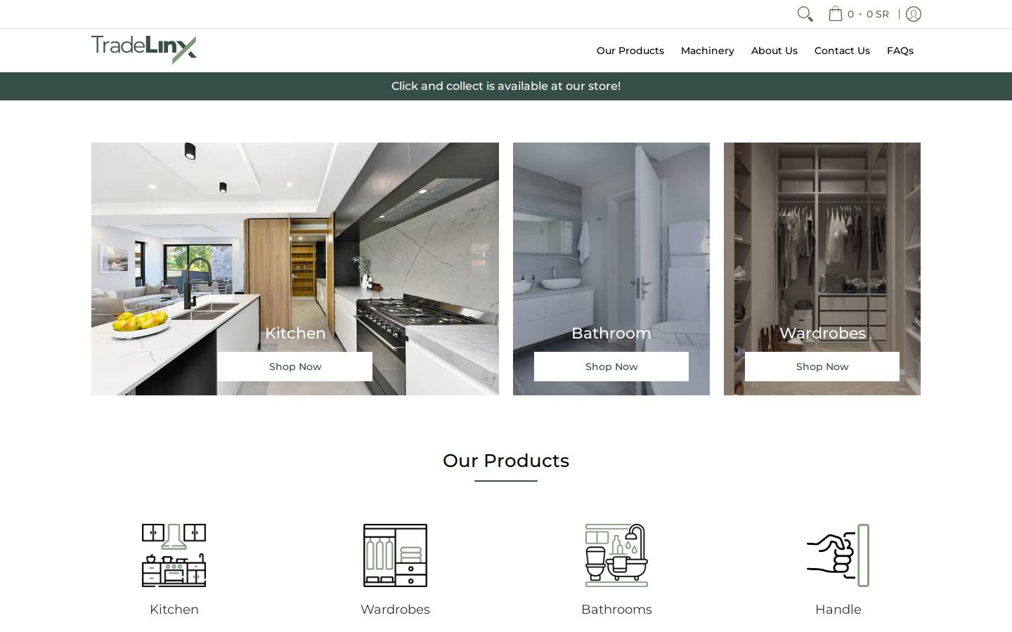 thetradelinx.com homepage screenshot