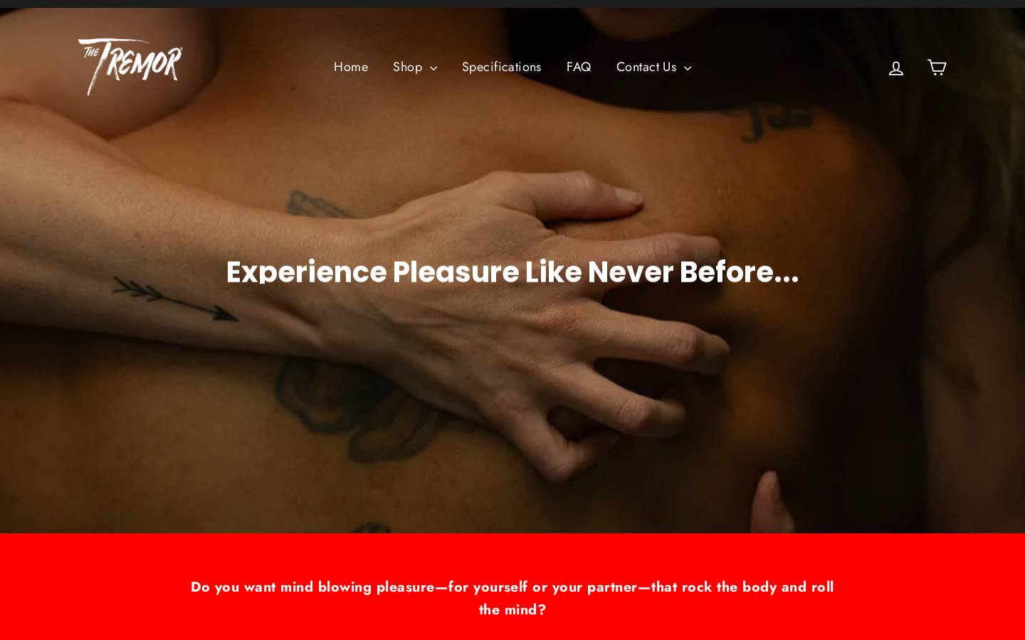 thetremor.com homepage screenshot