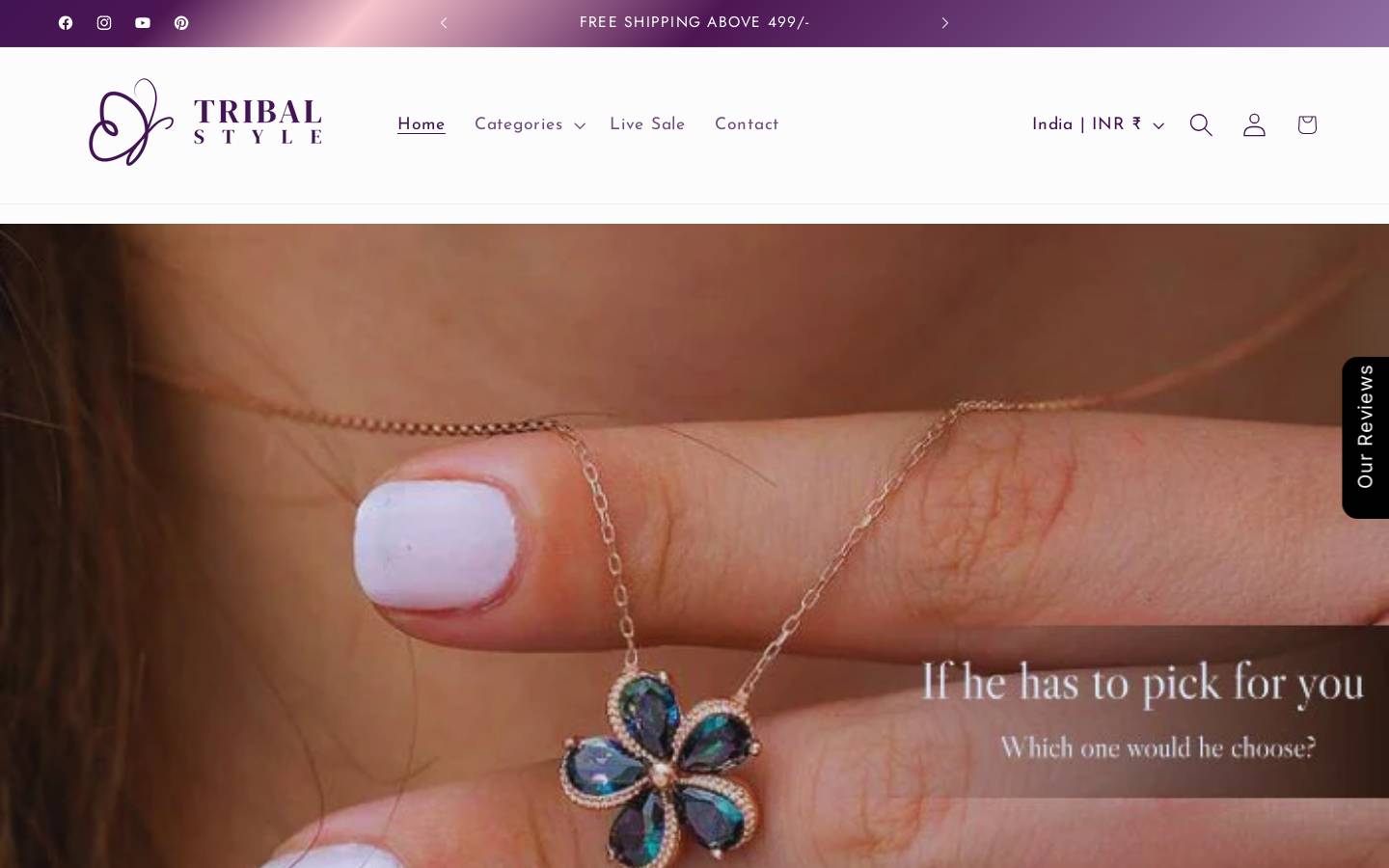 thetribalstyle.com homepage screenshot