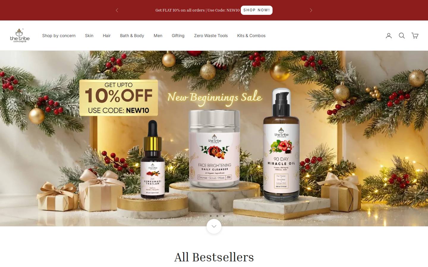 thetribeconceptsusa.com homepage screenshot