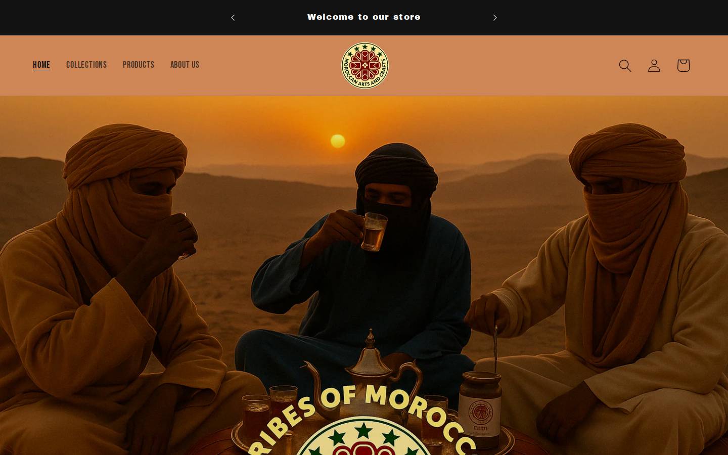thetribesofmorocco.com homepage screenshot
