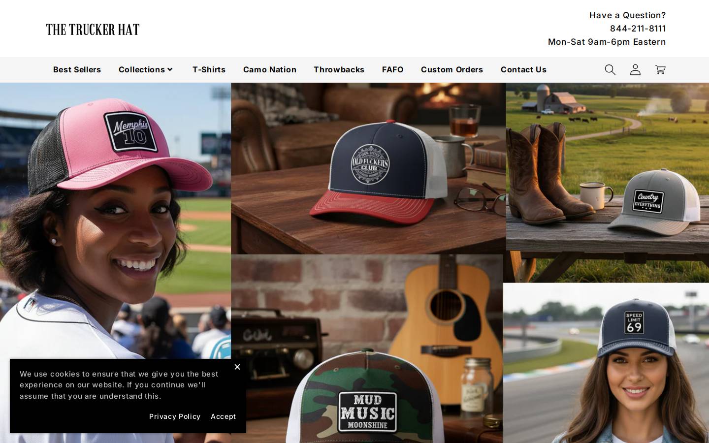 thetruckerhat.com homepage screenshot