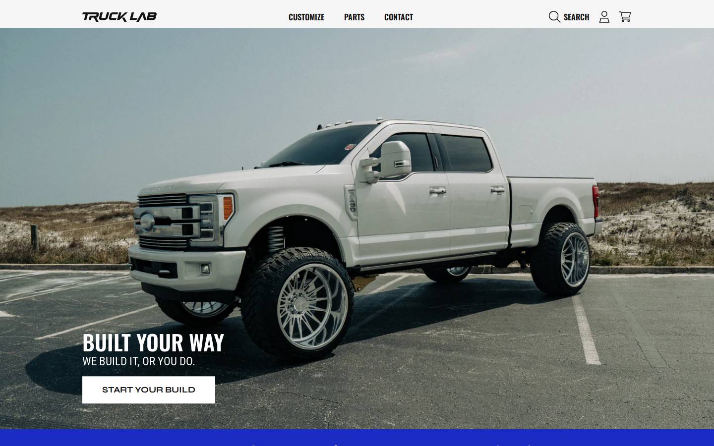 thetrucklab.com homepage screenshot
