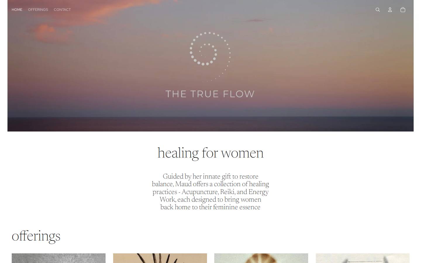 thetrueflow.com homepage screenshot