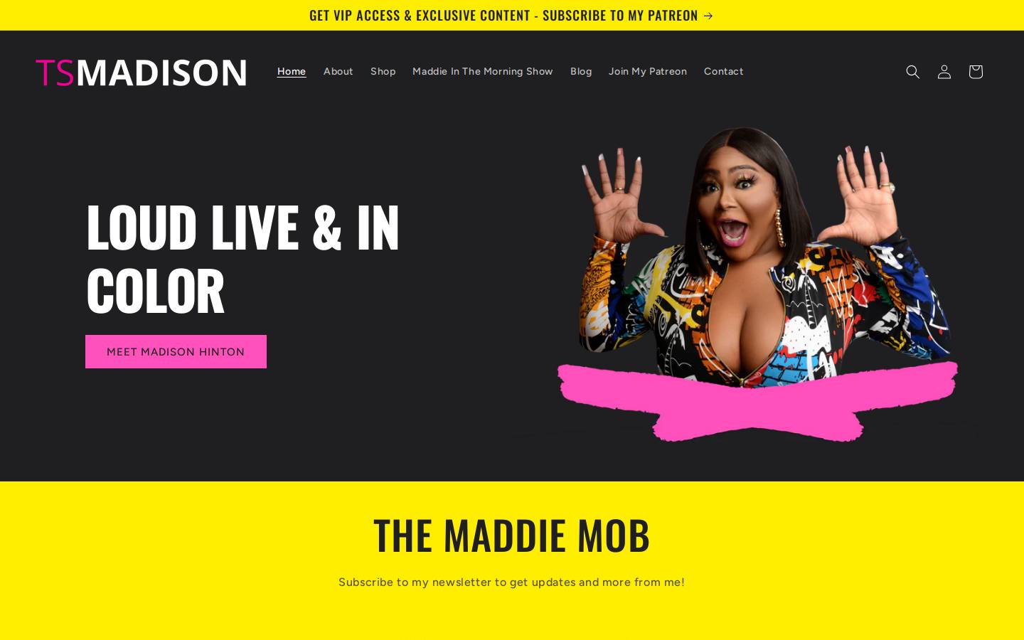 thetsmadison.com homepage screenshot