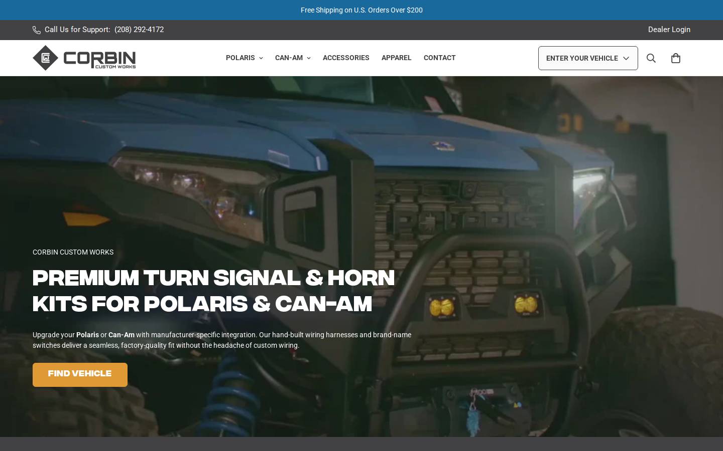theturnsignalstore.com homepage screenshot