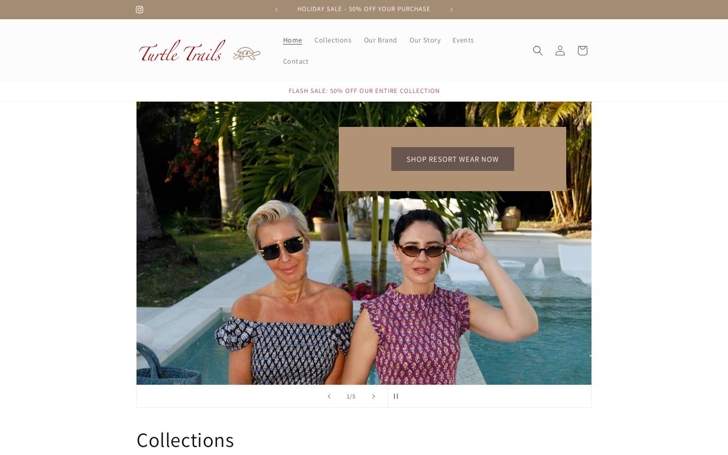 theturtletrails.com homepage screenshot