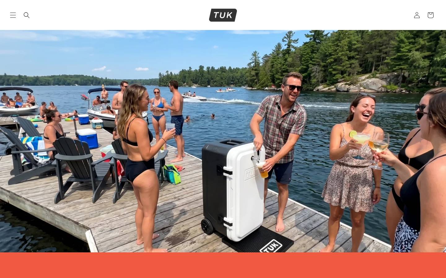 theultimatekegger.com homepage screenshot