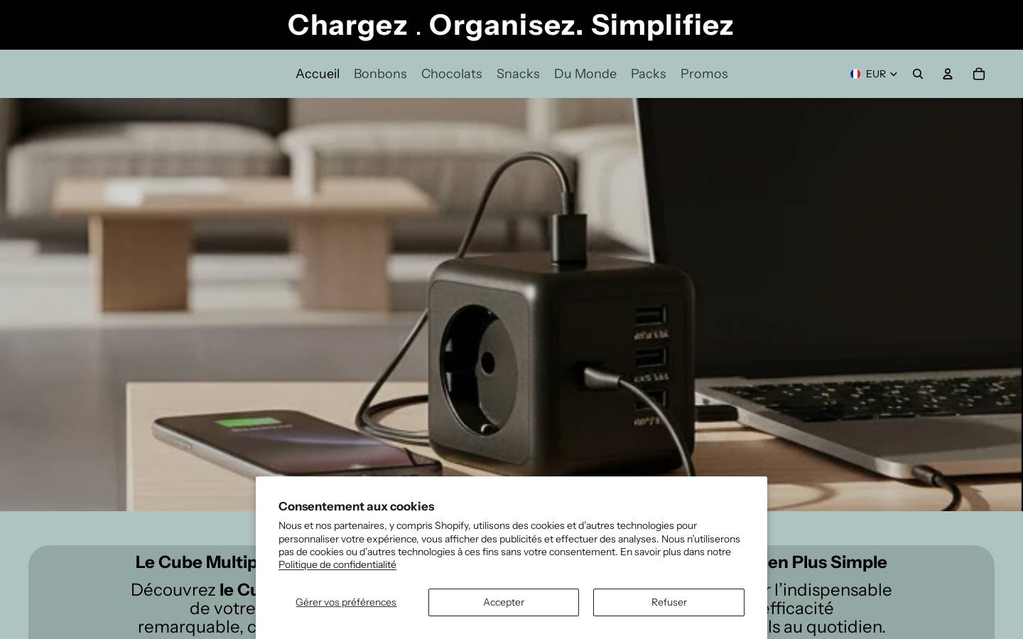 theultimateshop.fr homepage screenshot