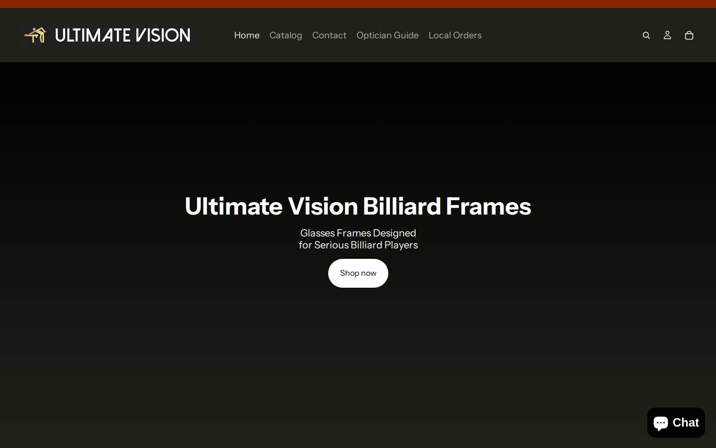 theultimatevision.com homepage screenshot