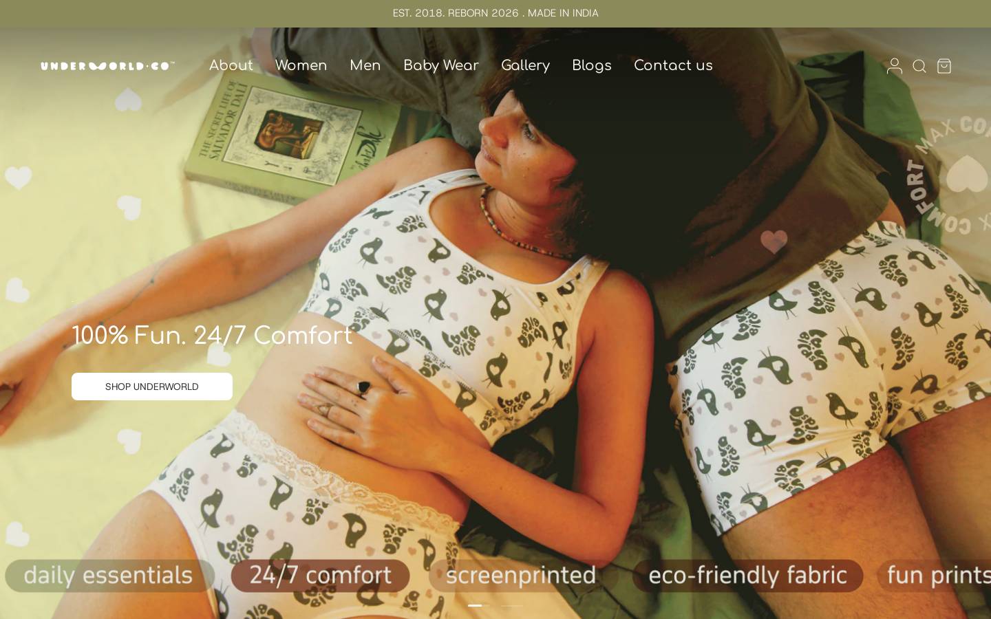 theunderworld.co homepage screenshot