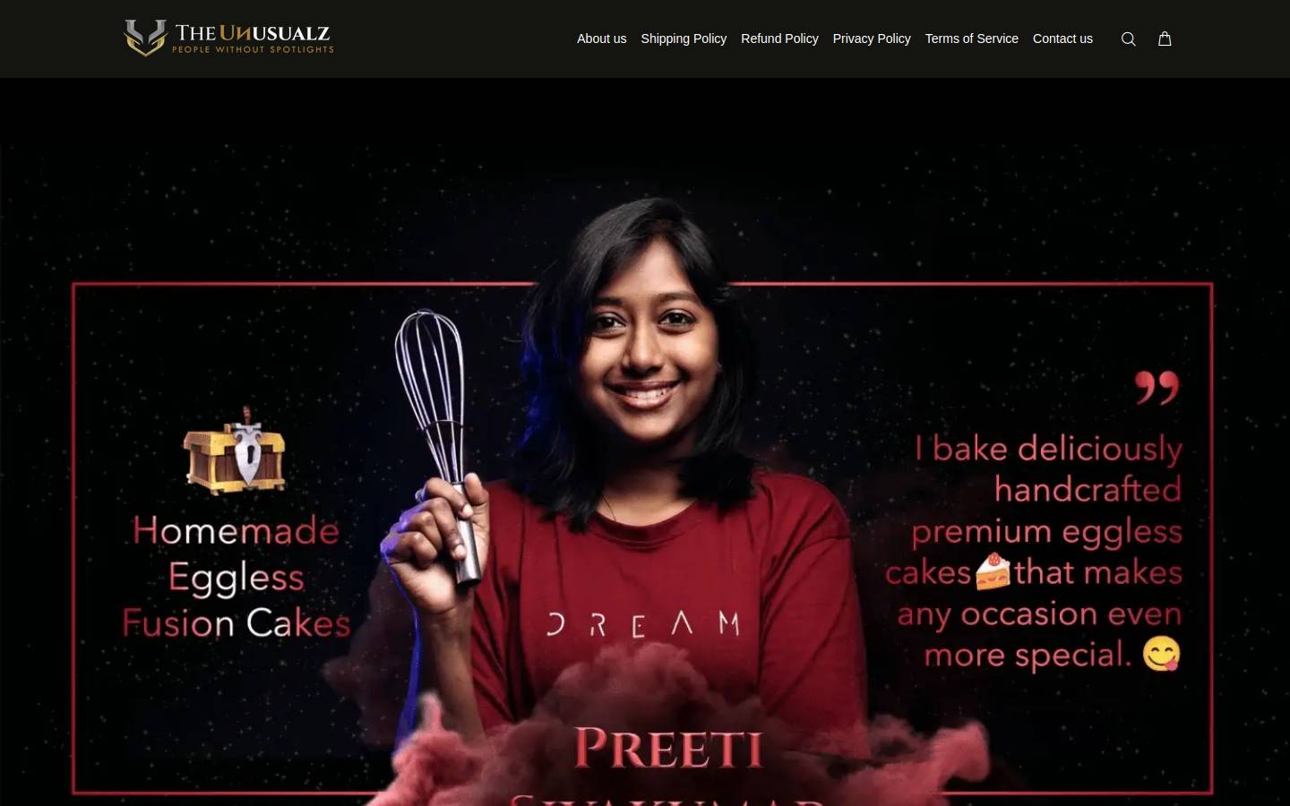 theunusualz.com homepage screenshot