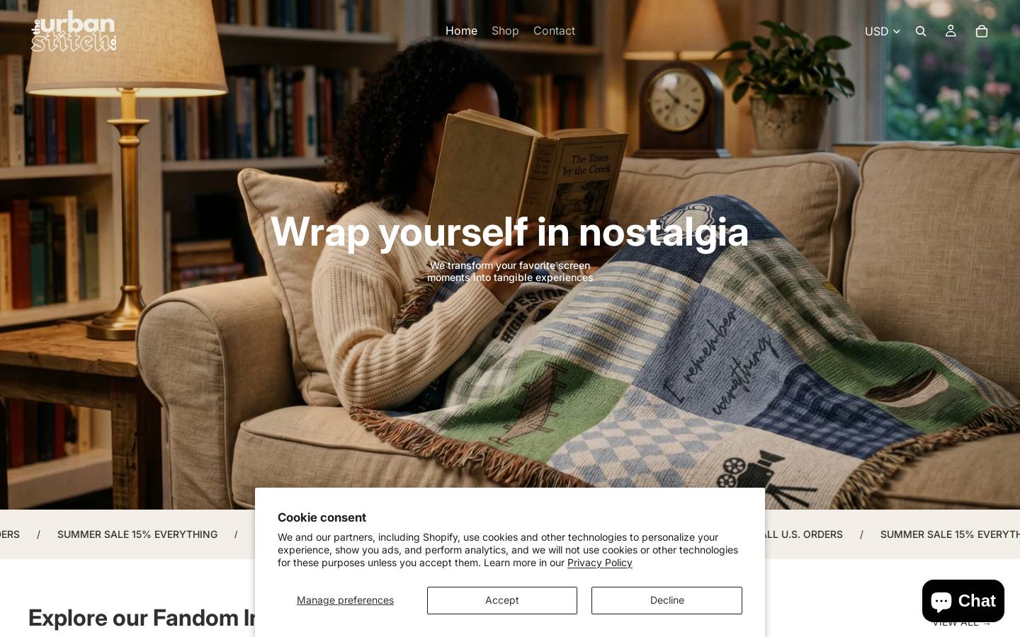 theurbanstitchco.com homepage screenshot
