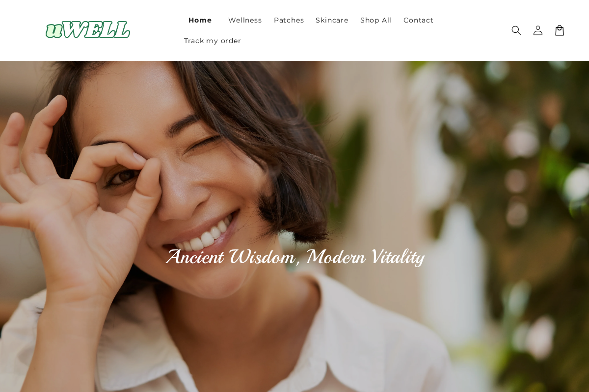 uWell homepage screenshot