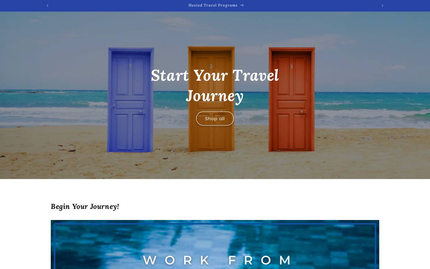 thevacationvault.com homepage screenshot
