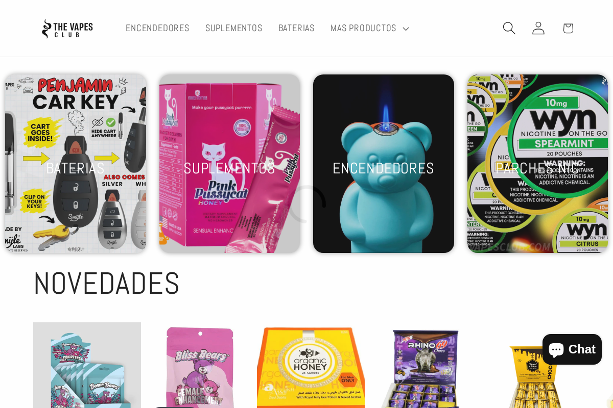 THE CLUB homepage screenshot