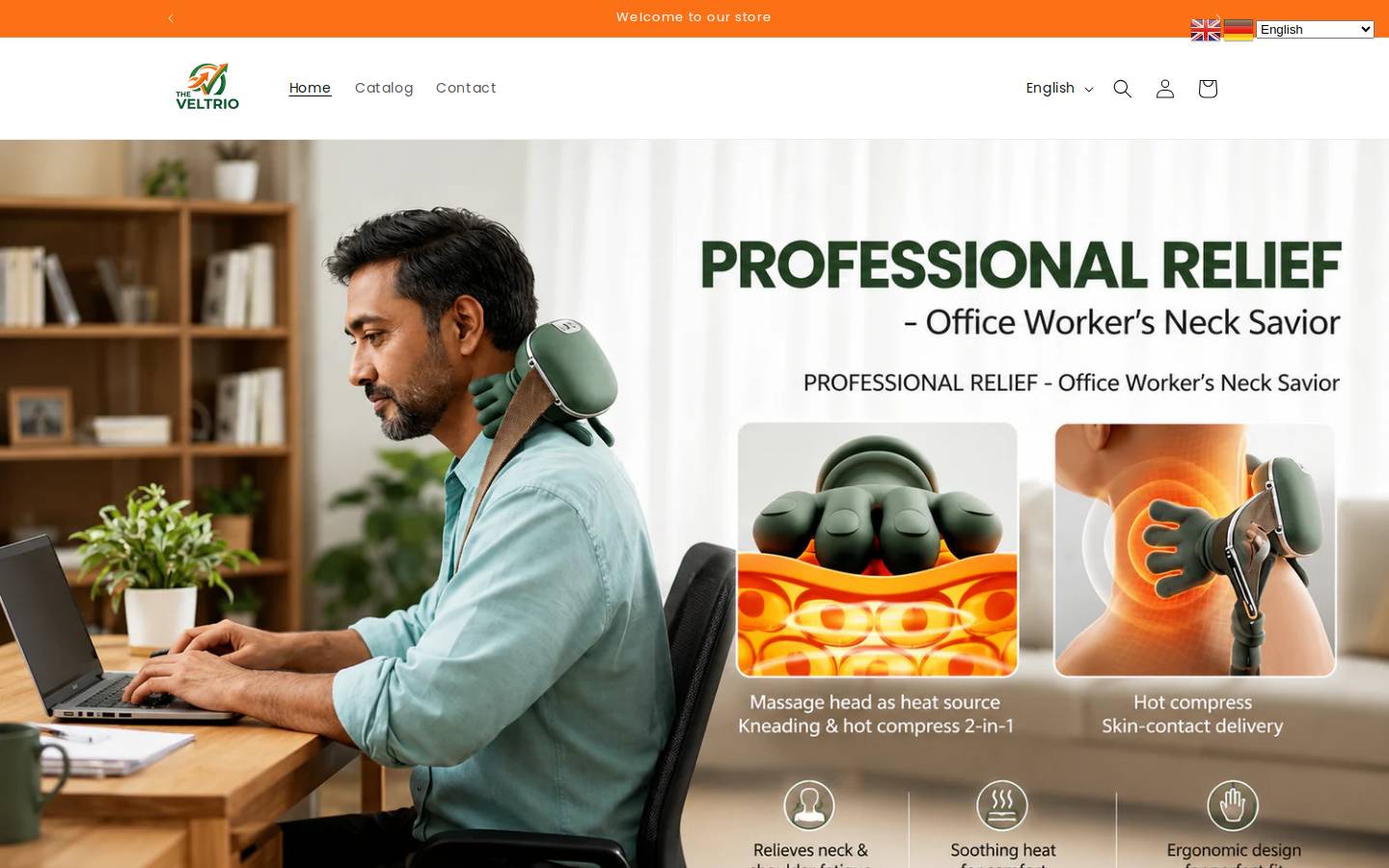 theveltrio.com homepage screenshot