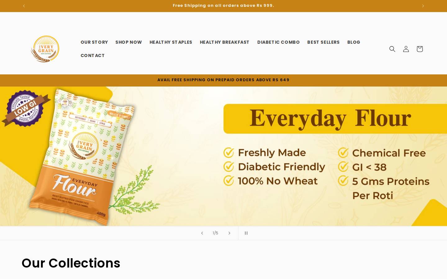 theverygrain.com homepage screenshot