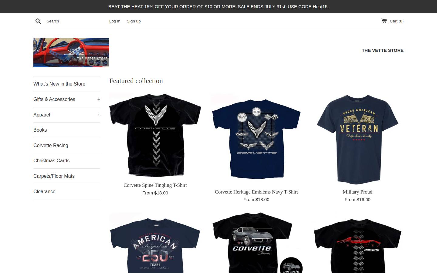 thevettestore.com homepage screenshot