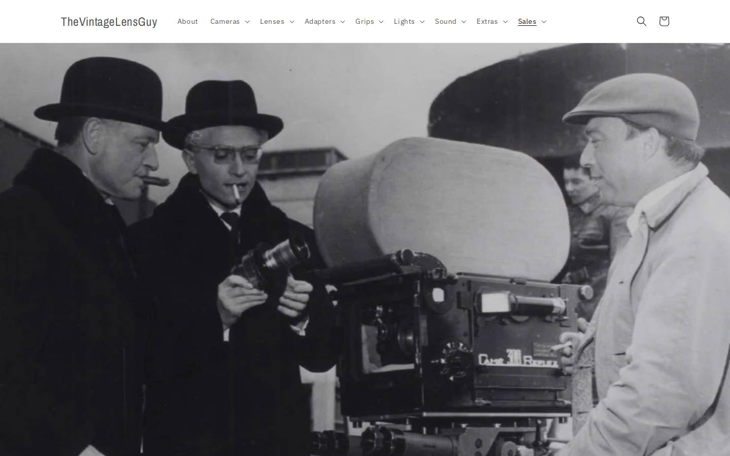 thevintagelensguy.com homepage screenshot