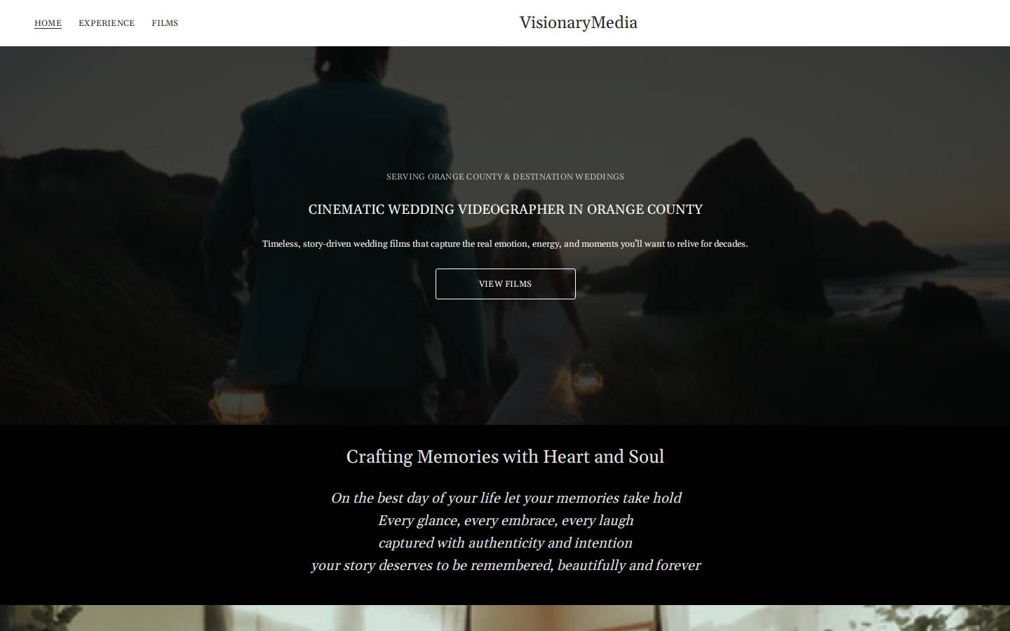 thevisionarymedia.co homepage screenshot