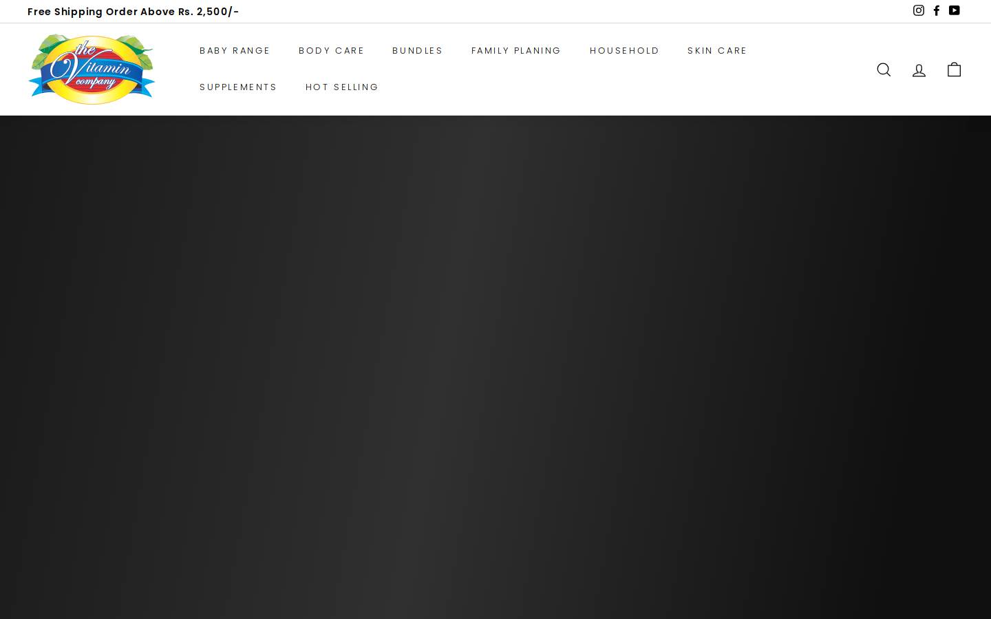 thevitamincompany.com homepage screenshot