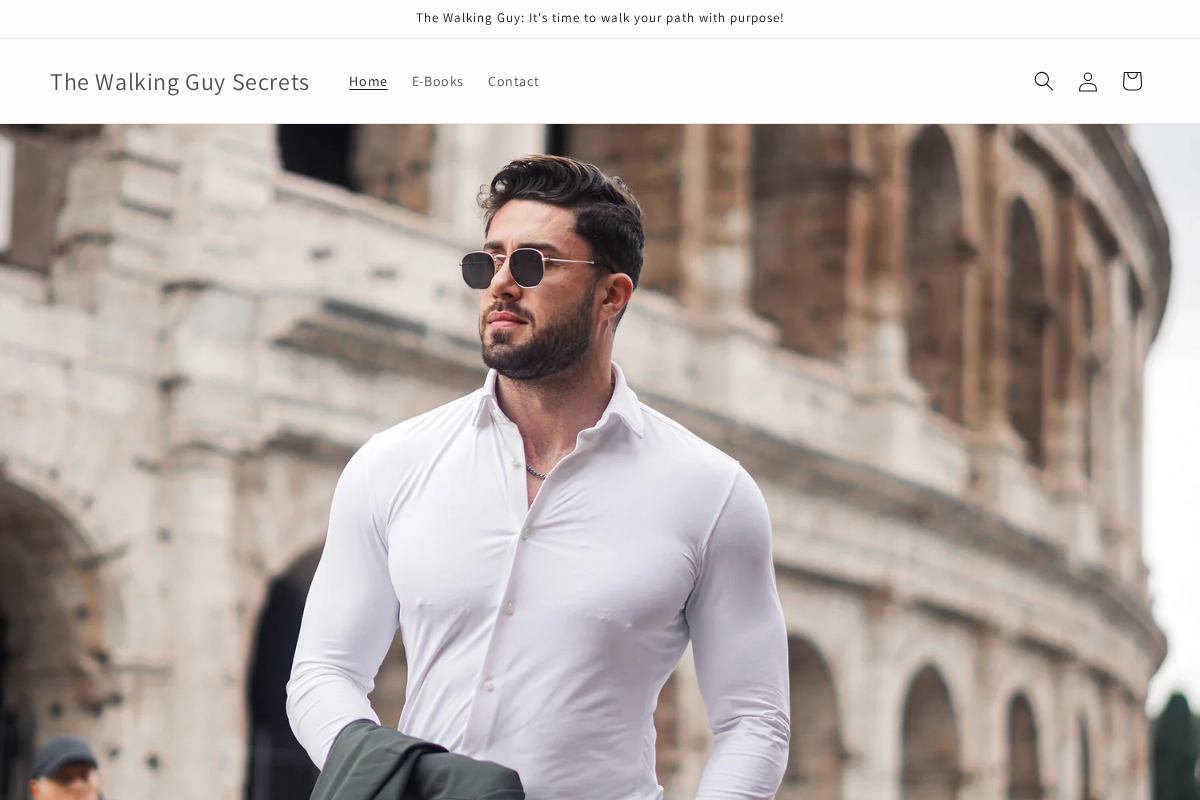 thewalkingguysecrets.com homepage screenshot