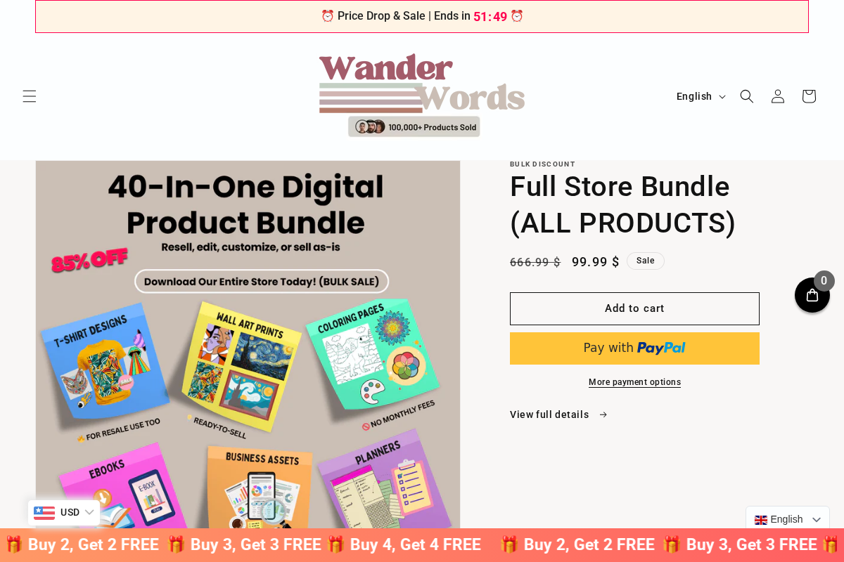 Thewanderwords homepage screenshot