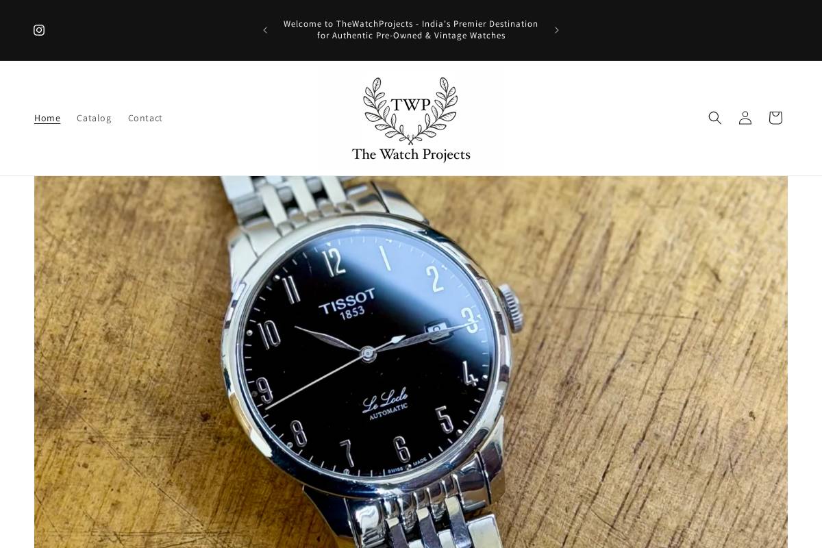 thewatchprojects.com homepage screenshot