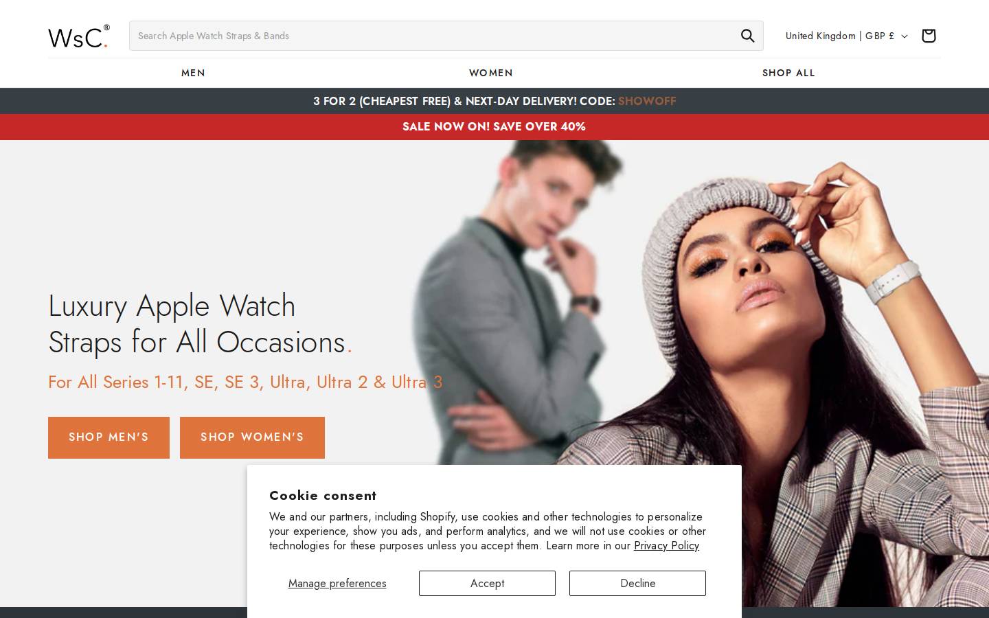 Time Watches homepage screenshot